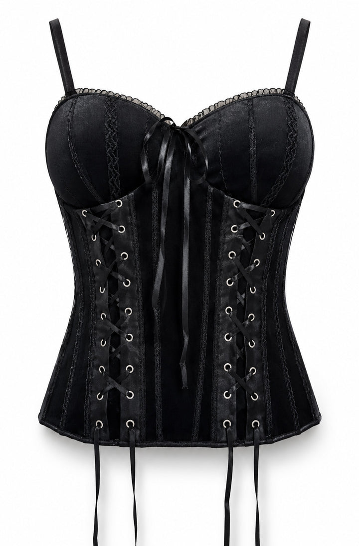 Catalina Sequin Velvet Corset Style Cami Top