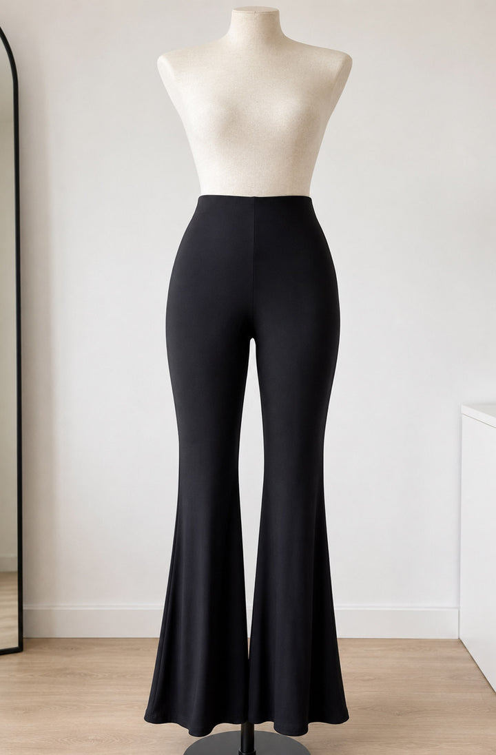 Ember Elasticated High Waist Flared Trousers