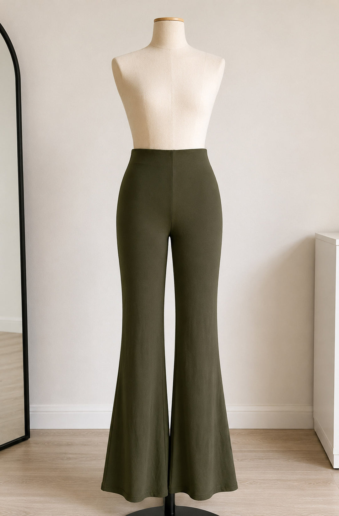 Ember Elasticated High Waist Flared Trousers