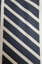 Ezra High Low Crew Neck Scarf Blouse Top-Black