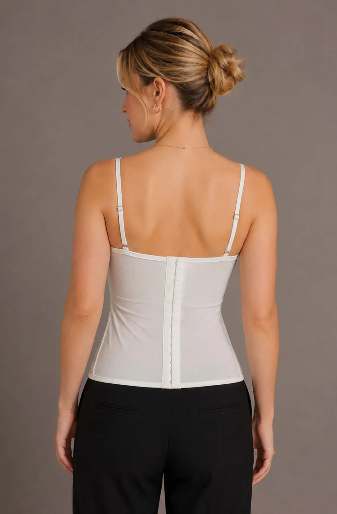 Genevieve Eyelash Sheer Floral Lace Corset Top