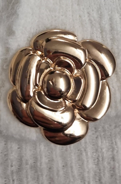 Lora Jewel Button Alpaca Cardigan-Wine