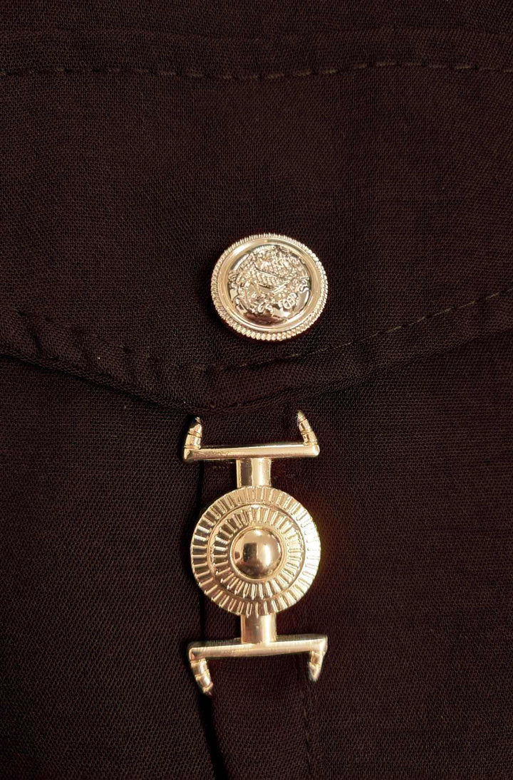 Marla Embellished Pocket Shirt Blouse