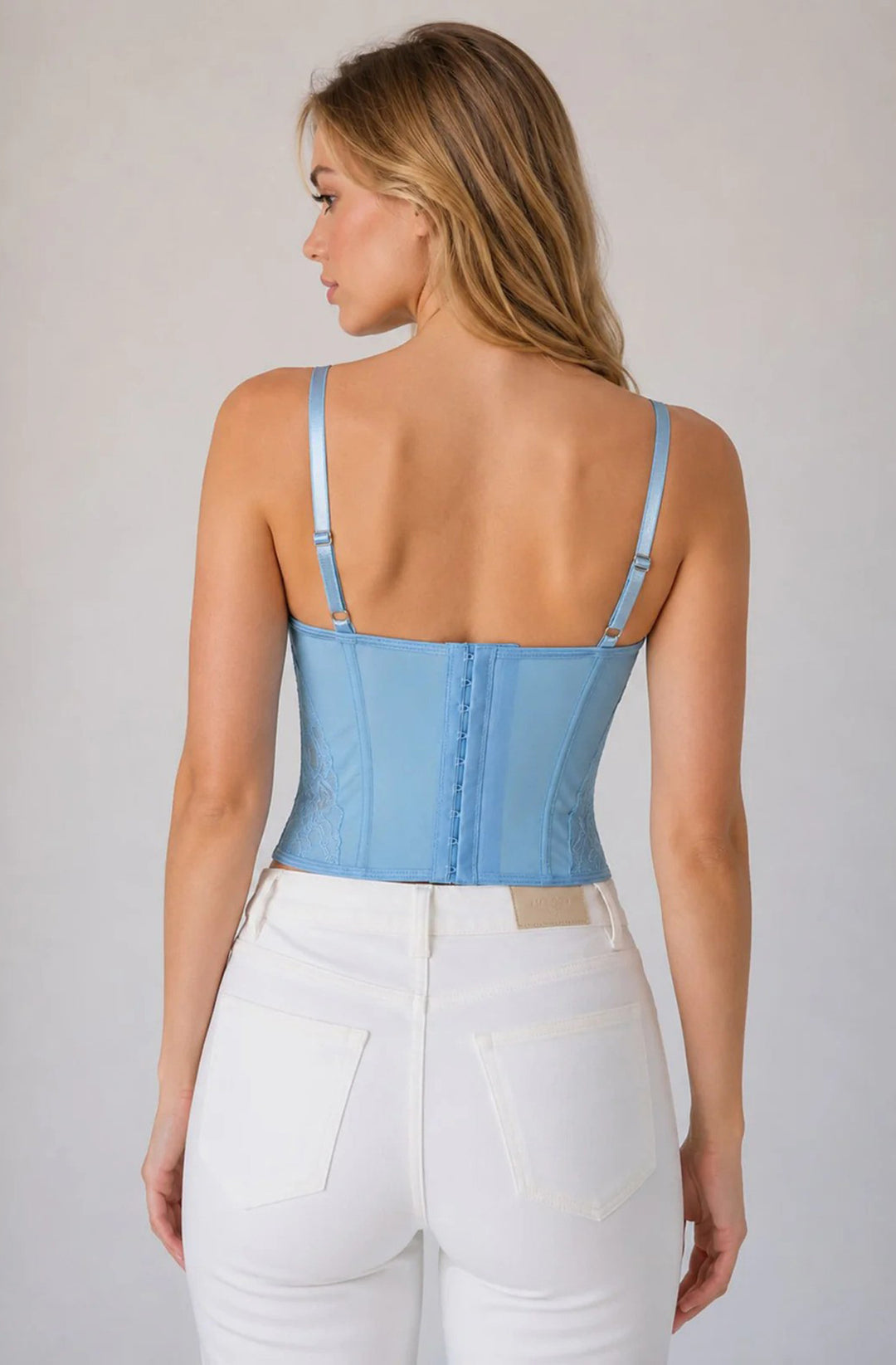 Marlow Lace Panel Corset Cami Top