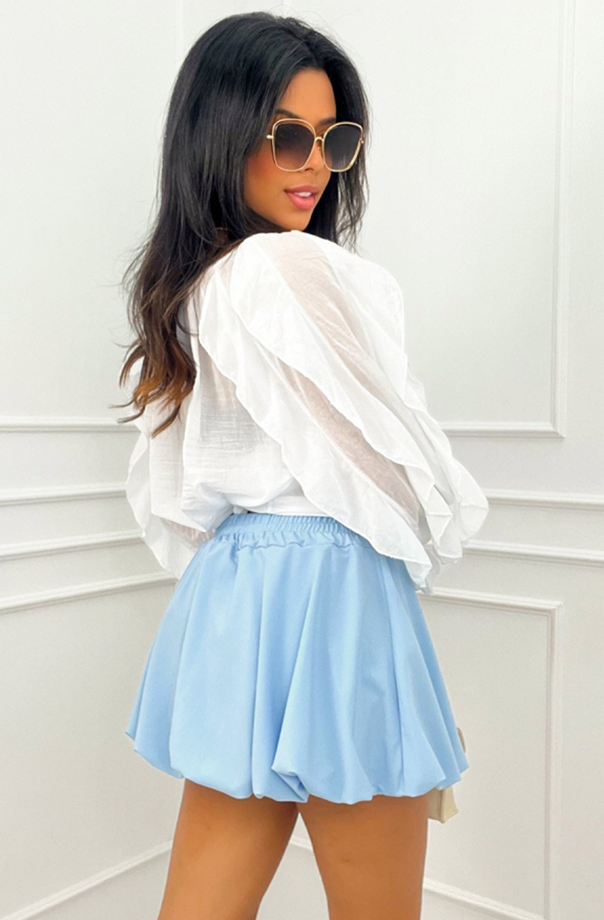 Natalie Puff Ball Balloon Mini Skirt – Catwalk Wholesale