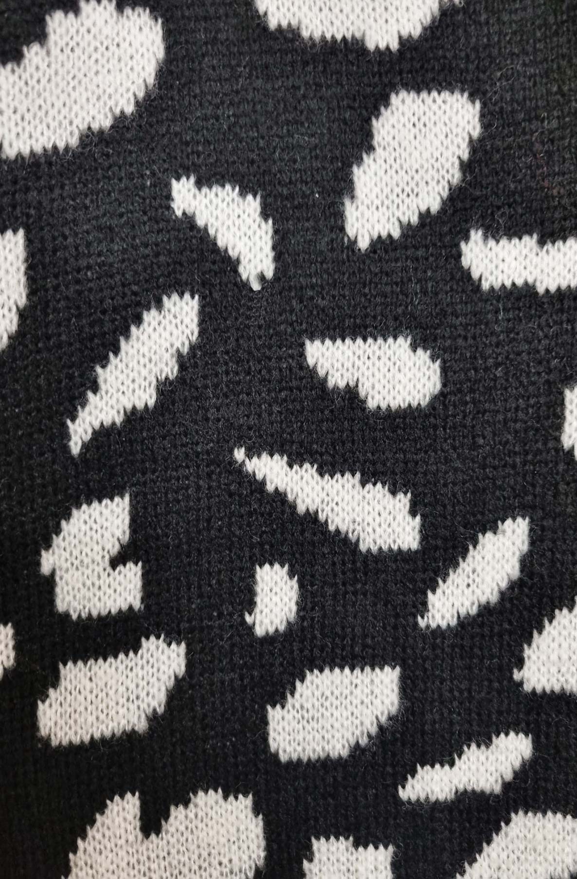 Noelle Leopard Print Tie-Up Cardigan-Black