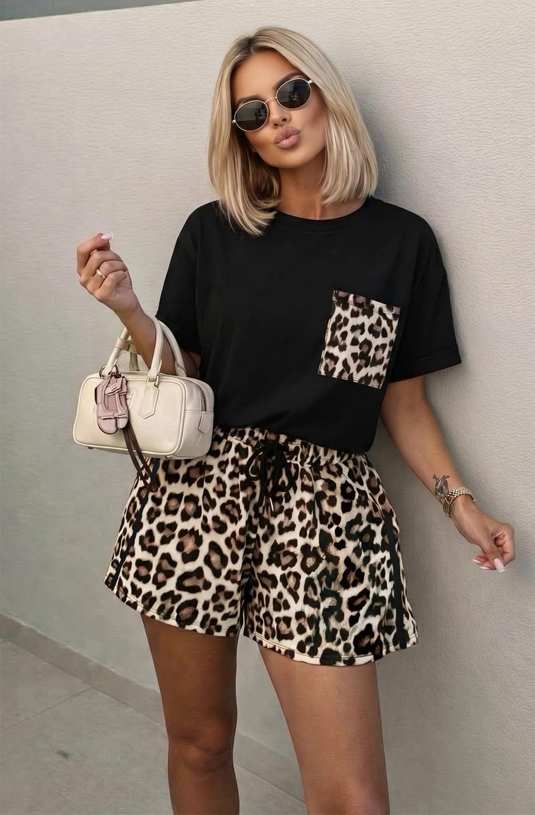 Savanna Oversized Leopard Two Piece Co-Ord Set