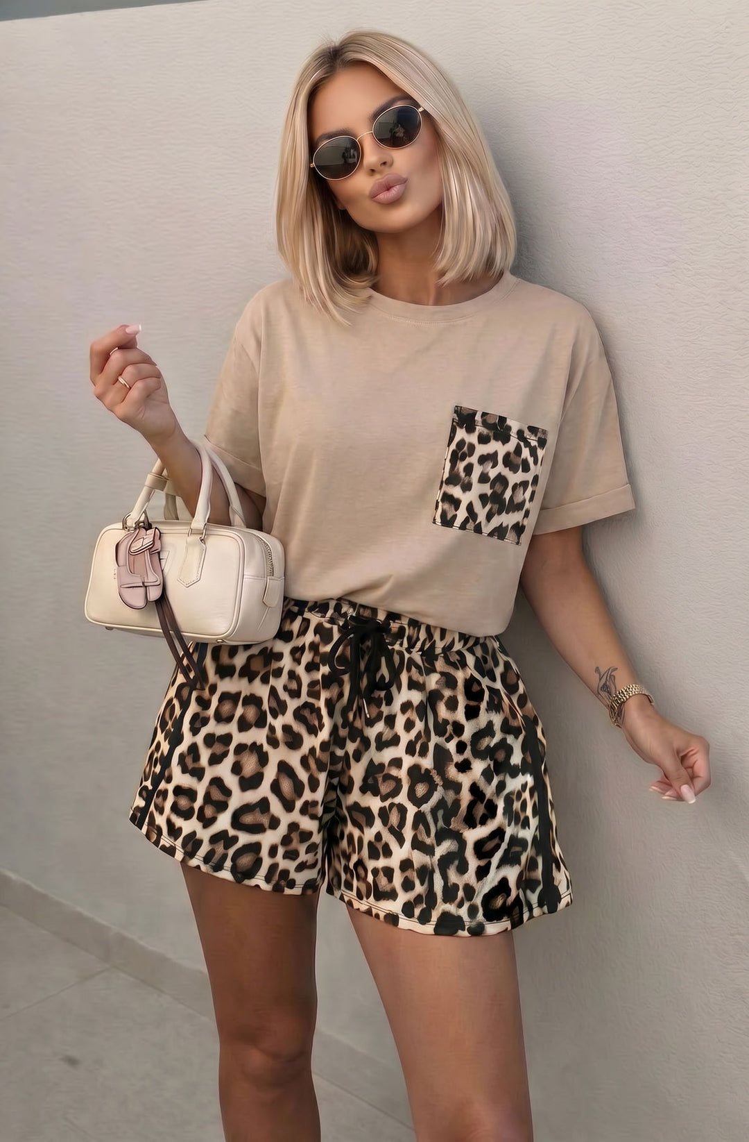 Savanna Oversized Leopard Two Piece Co-Ord Set