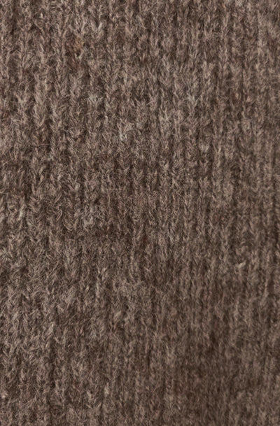 Sophie Melange Style Knitted Cardigan-Brown