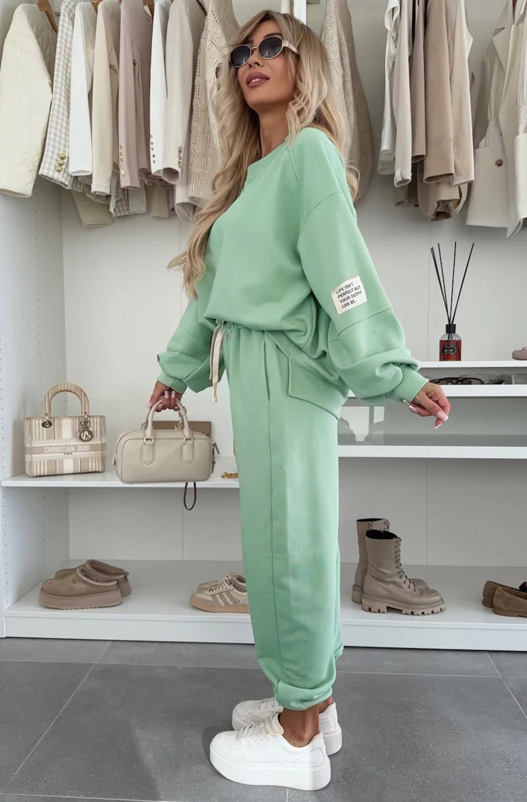 Tanya Two Piece Co-Ord Loungewear Set - Mint