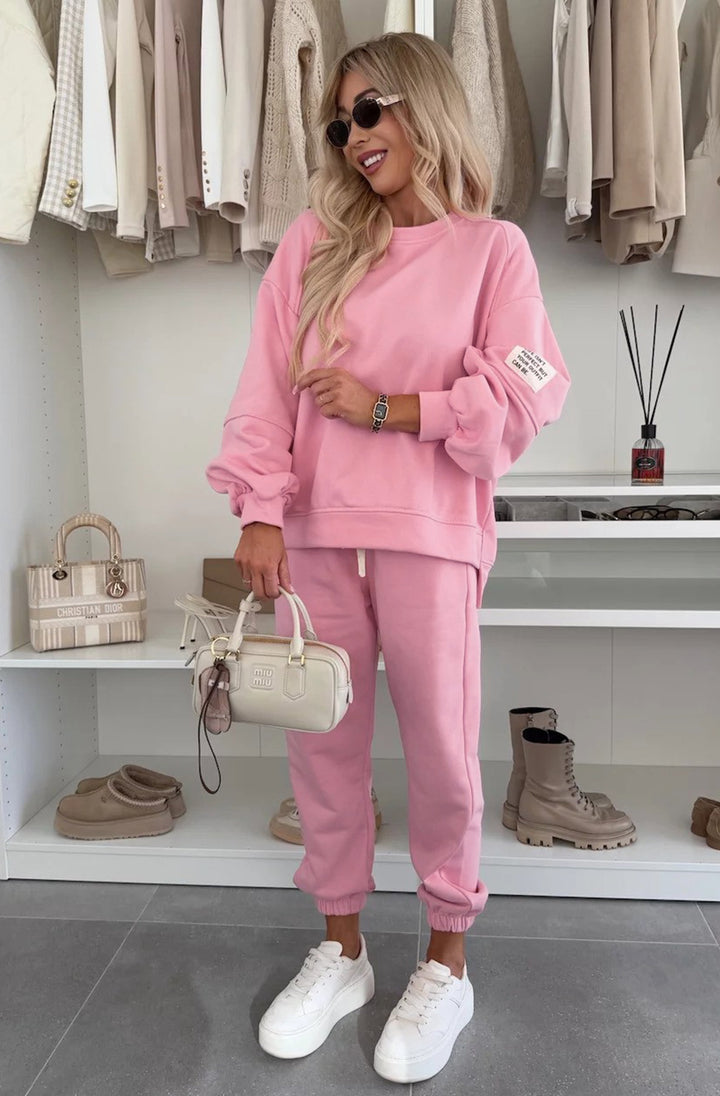Tanya Two Piece Co-Ord Loungewear Set - Pink