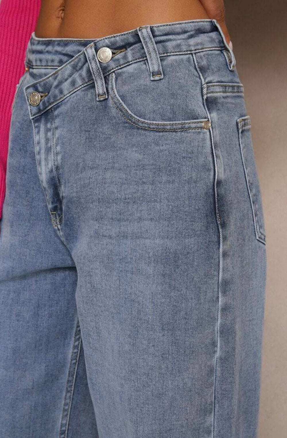 Yara Wide Leg Denim Jeans - Blue