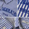 Rosaline Oversized Striped Embroidered Shirt