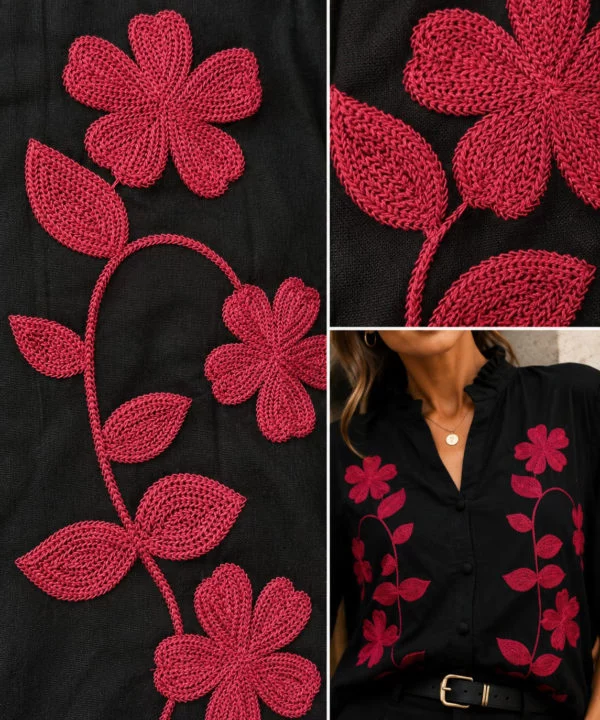 WhatsApp-Image-2026-09-11-at-13.57 Solene Floral-Motif Frill-Neck Blouse