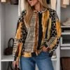 Lucinda Oversized Mixed Patchwork-Print Jumper