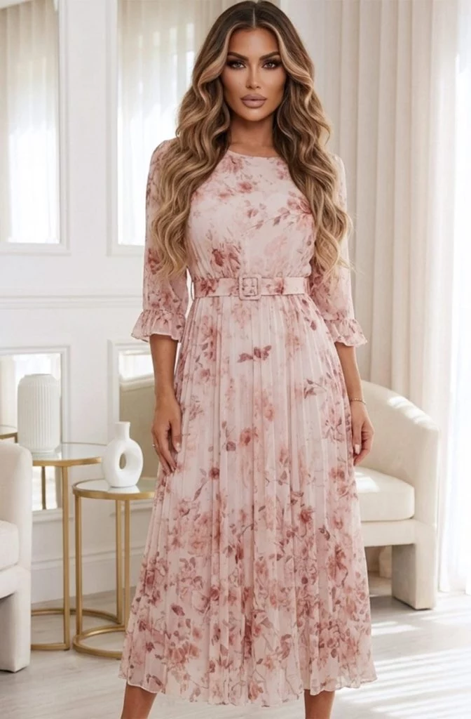 Teodora floral dress
